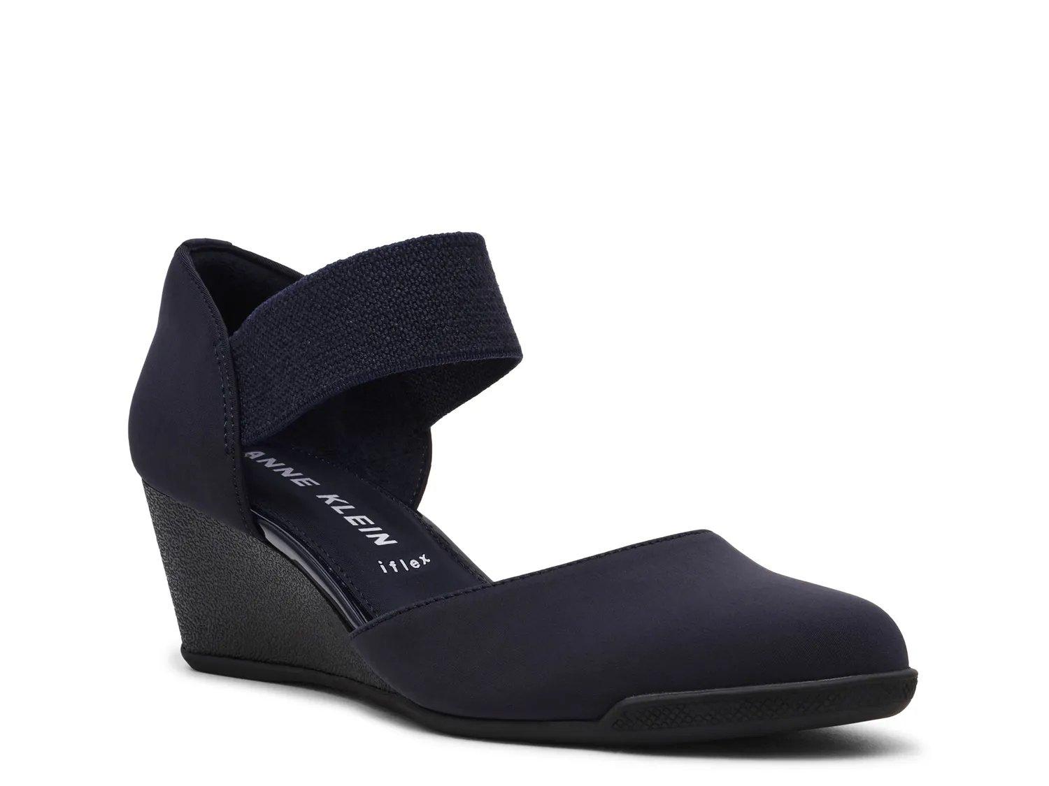 Black Anne Klein Sport Wisher Wedge Pumps Anne Klein Sport Wisher