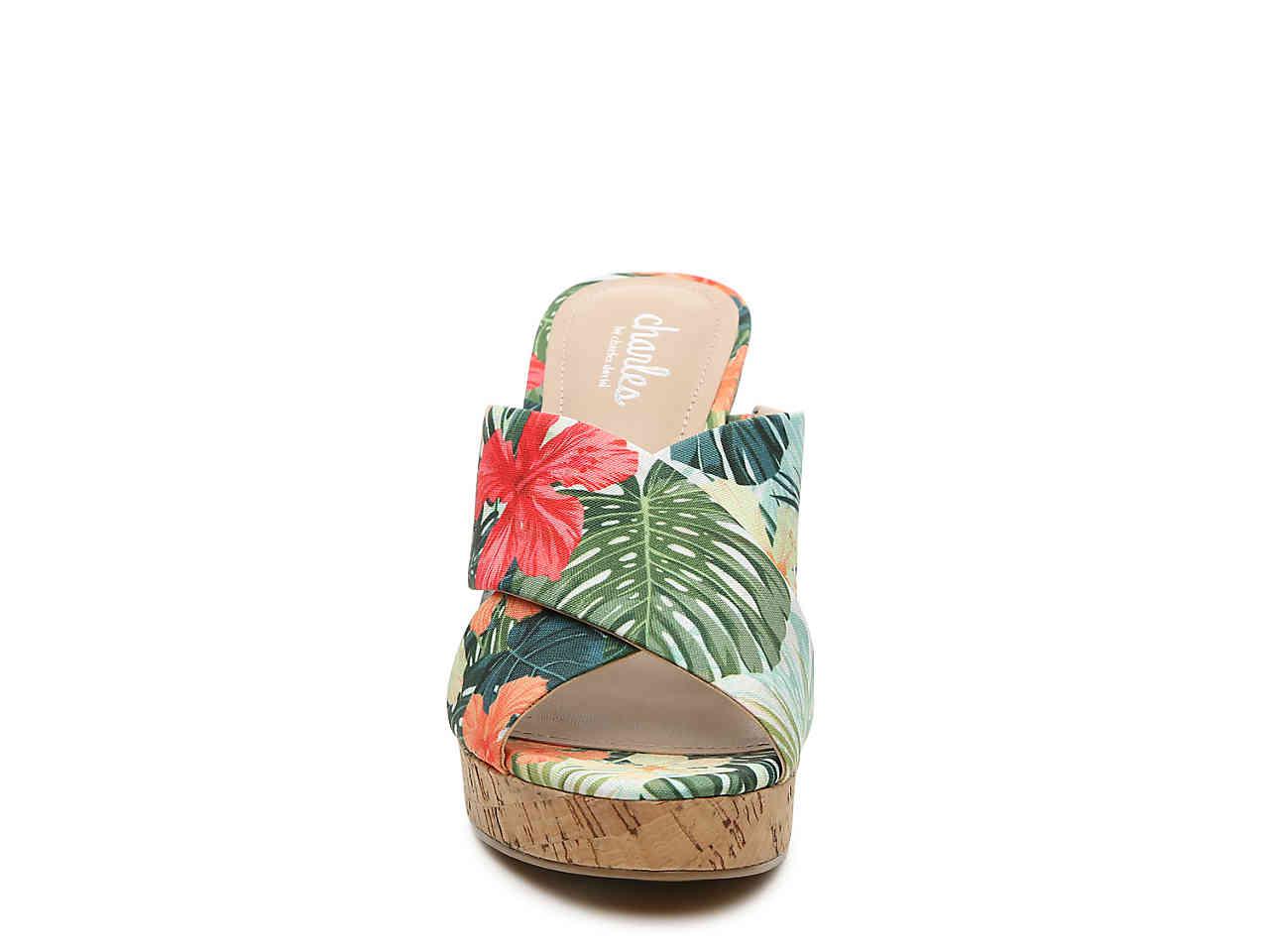 Lyst Charles David Latrice Wedge Sandal View Fullscreen
