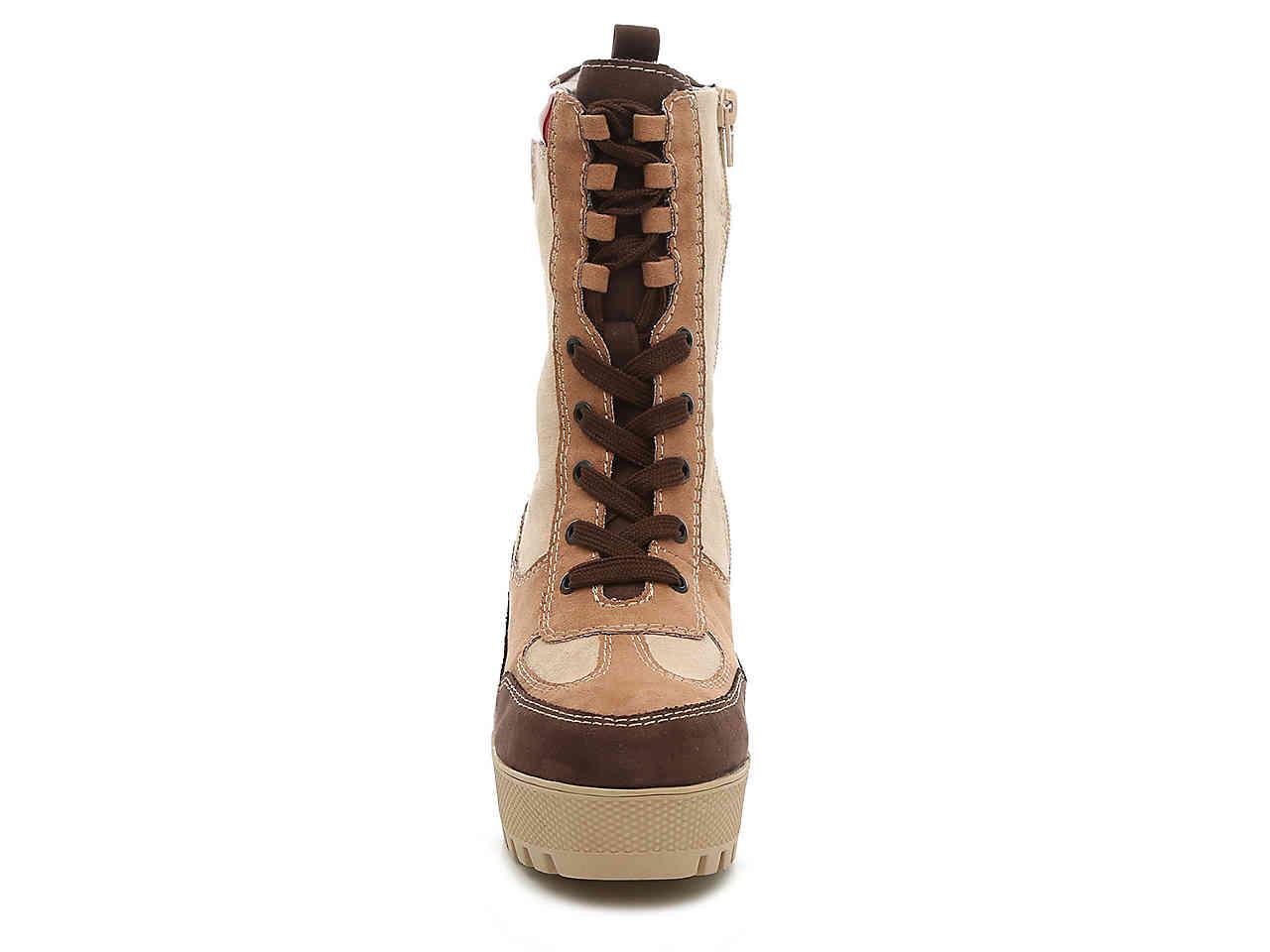 bamboo powerful platform combat boot