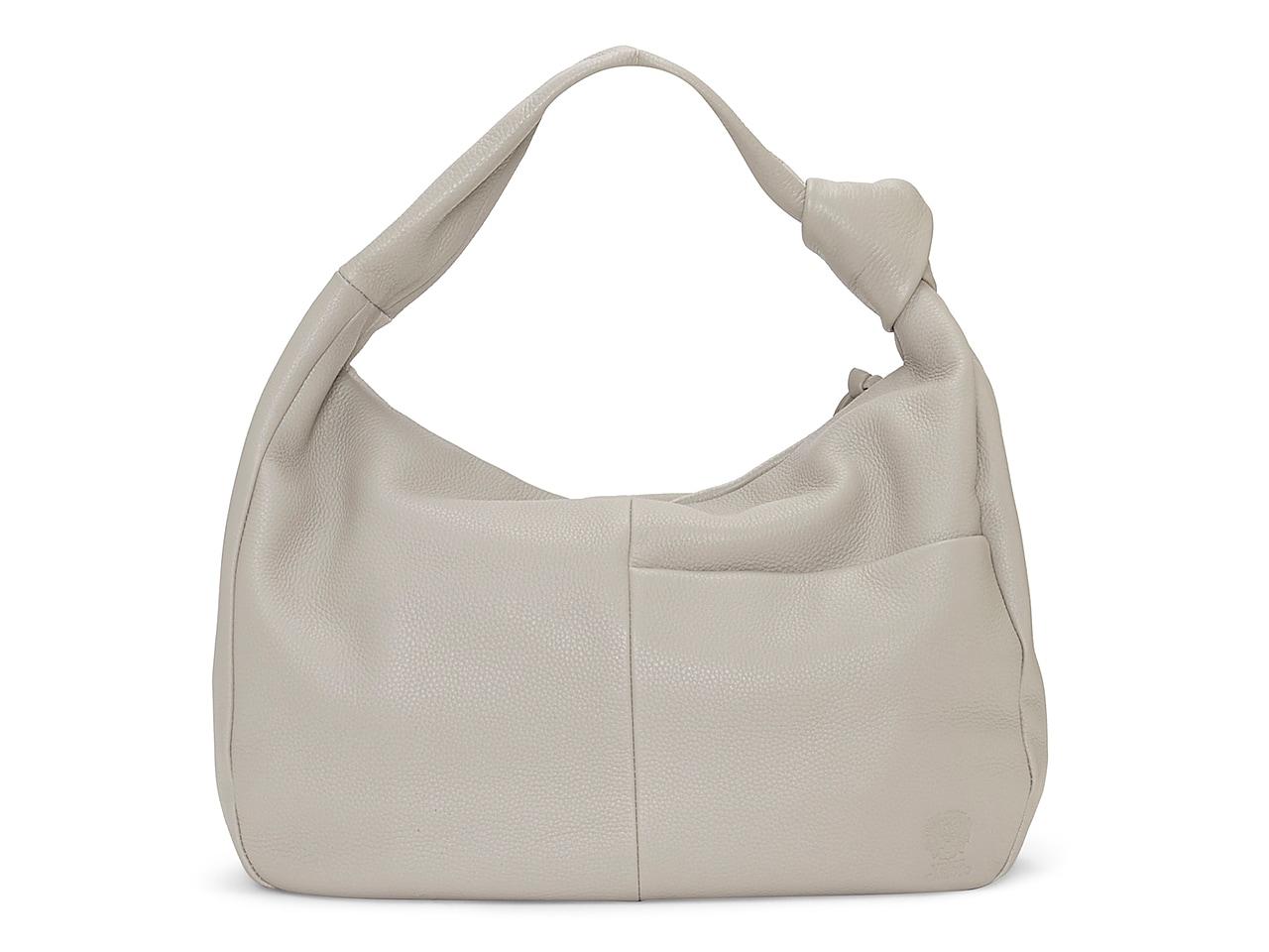 Vince Camuto Shany Leather Hobo Bag in Light Grey (Gray) - Lyst