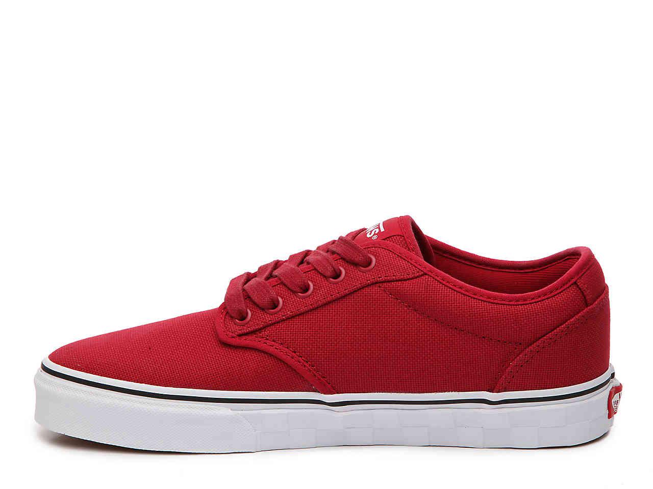 Vans Canvas Atwood Deluxe Sneaker in Red for Men | Lyst