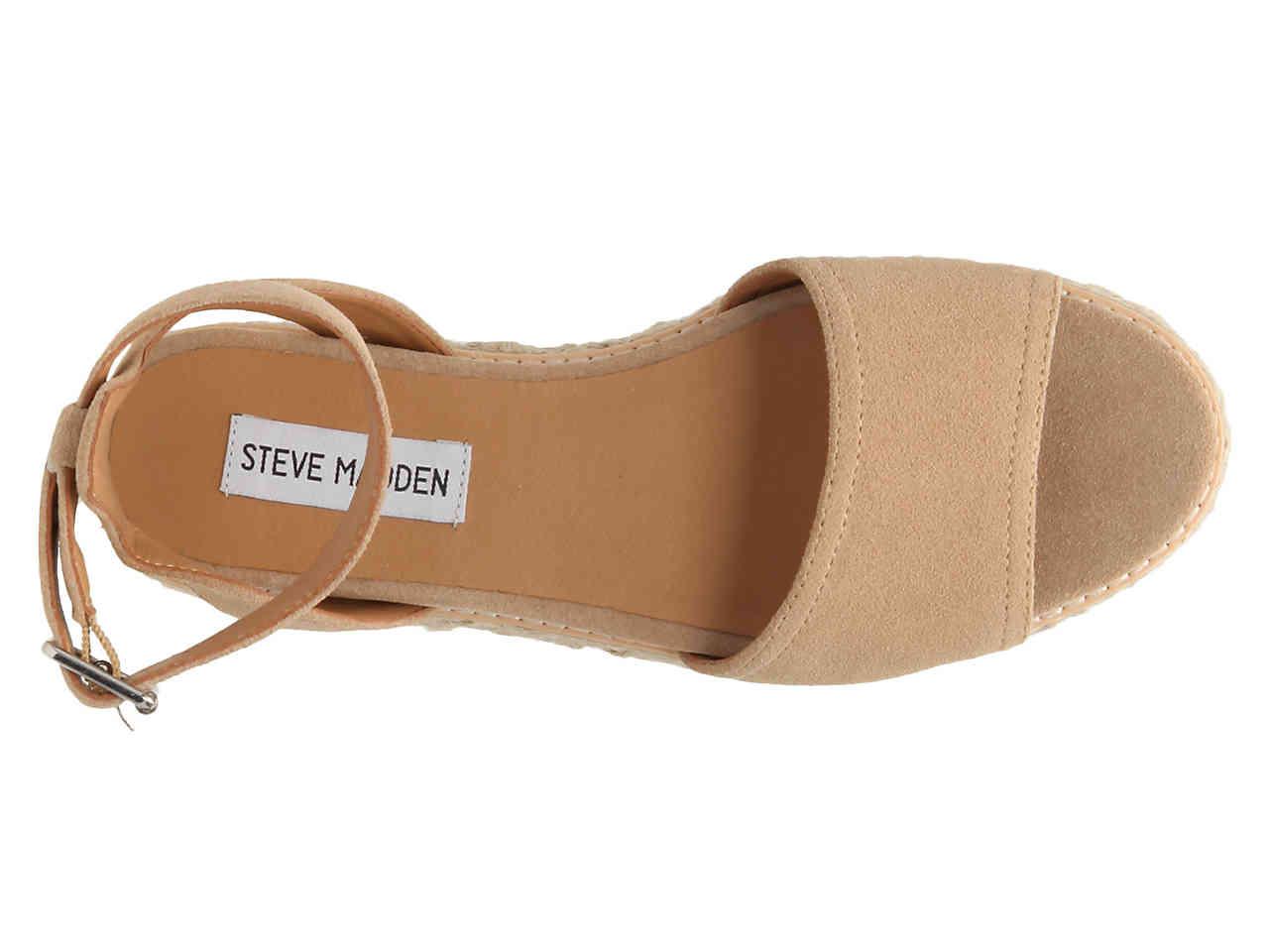 Steve Madden Gabi Espadrille Platform Sandal in Natural | Lyst