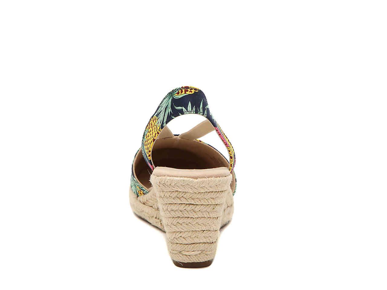 anne klein abril espadrille wedge sandal