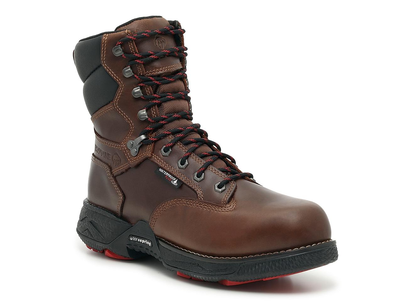 Wolverine Hellcat Fuse Durashocks Ultraspring Carbonmax 8" Work Boot in