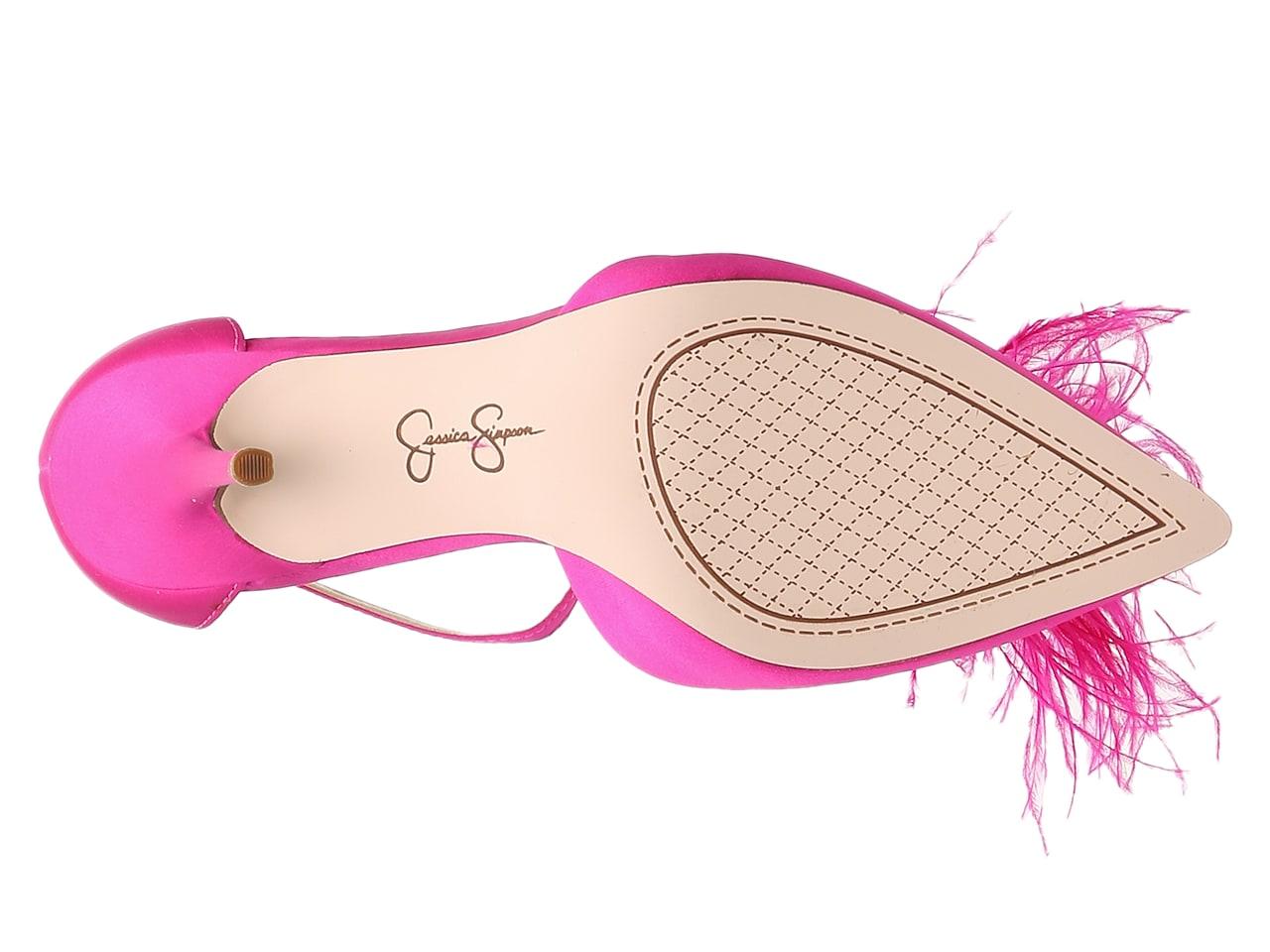 Jessica simpson store feather shoes