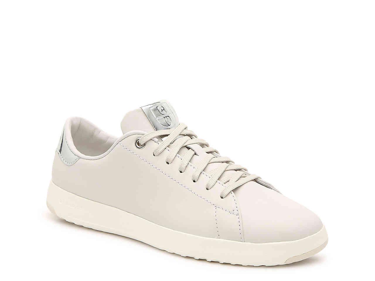 Cole Haan Leather Grandpro Tennis Sneaker in Light Grey (Gray) Lyst