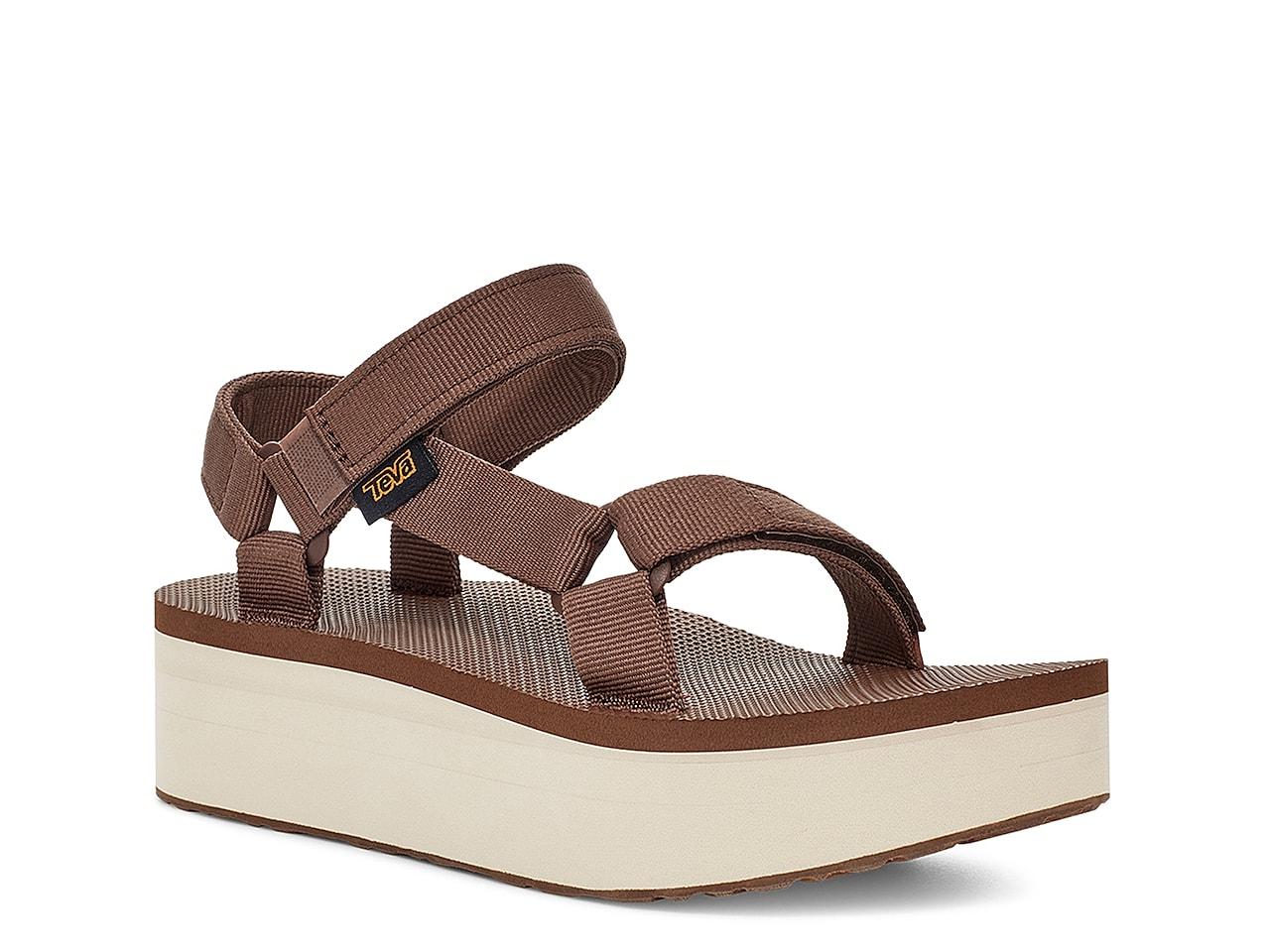 Teva Brown Flatform Universal Sandal - georgekilbyjr.com