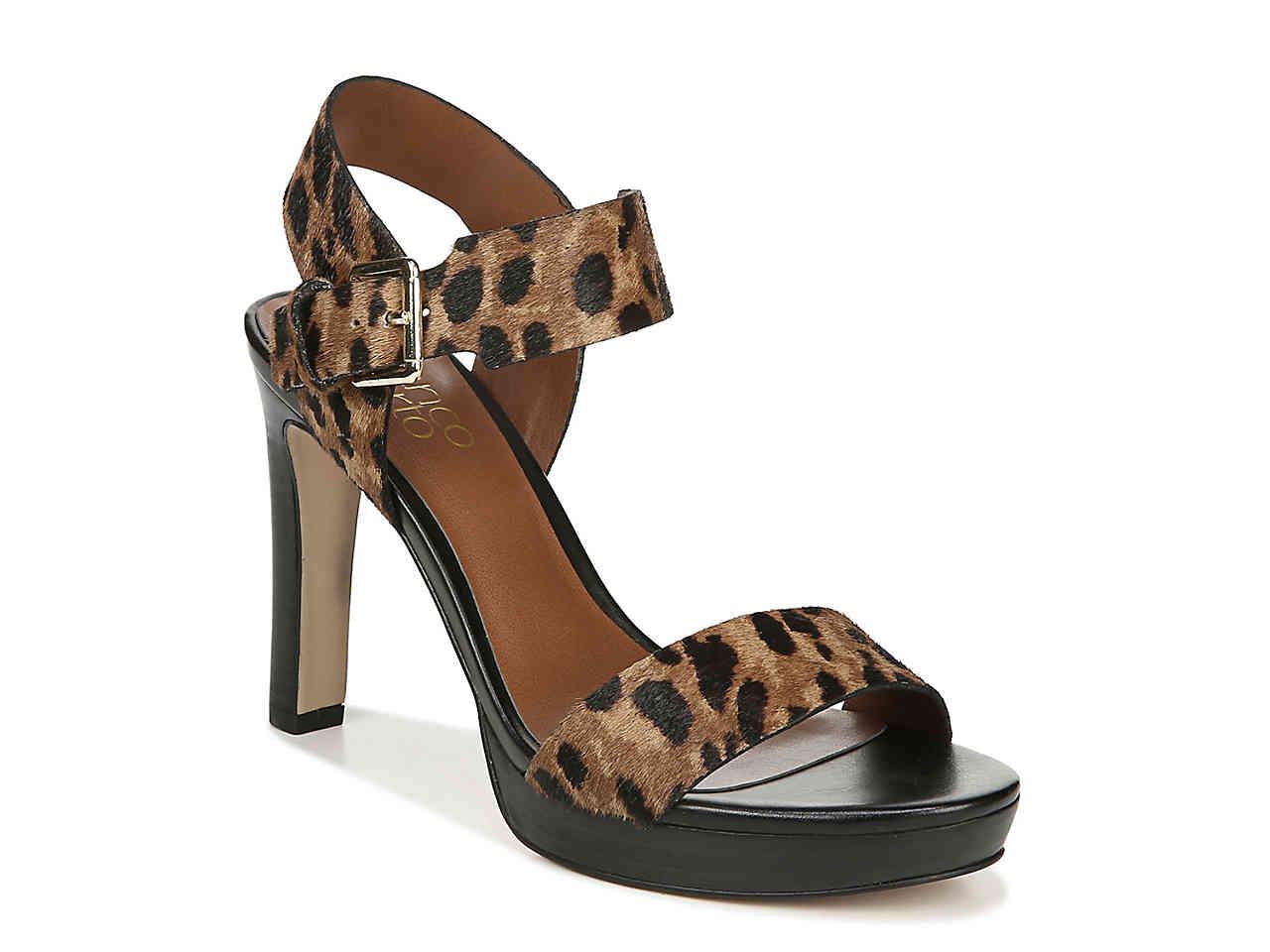franco sarto cheetah sandals