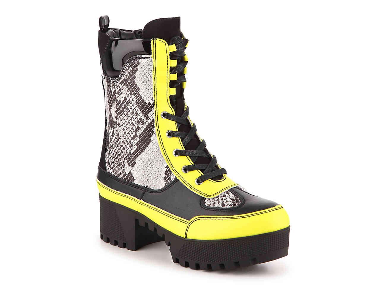 bamboo powerful platform combat boot