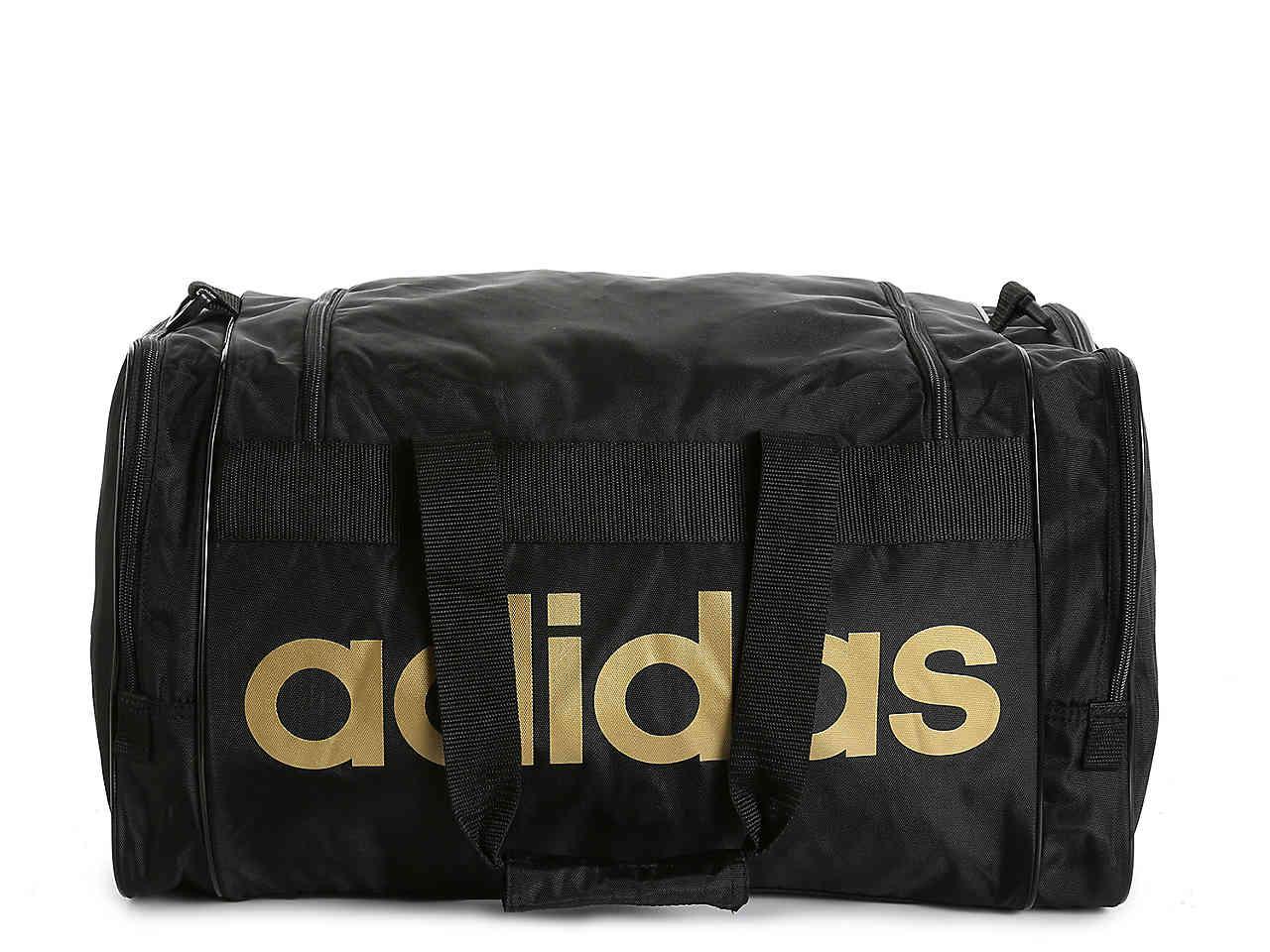 adidas gym bag gold
