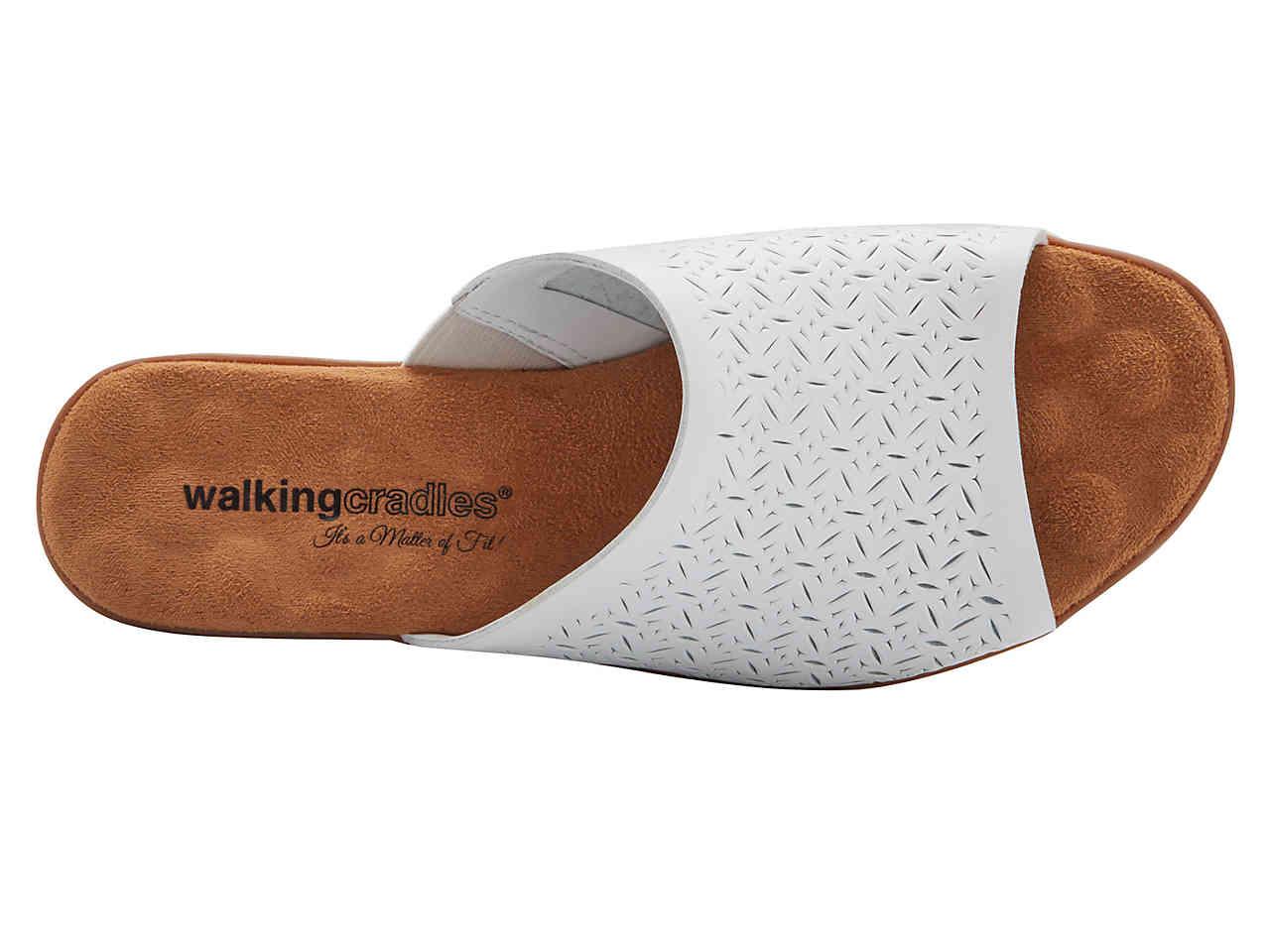 Walking Cradles Womens R-69402Whle-150 WhiteNappa Sandals Size 6 (2E) (423372) | eBay