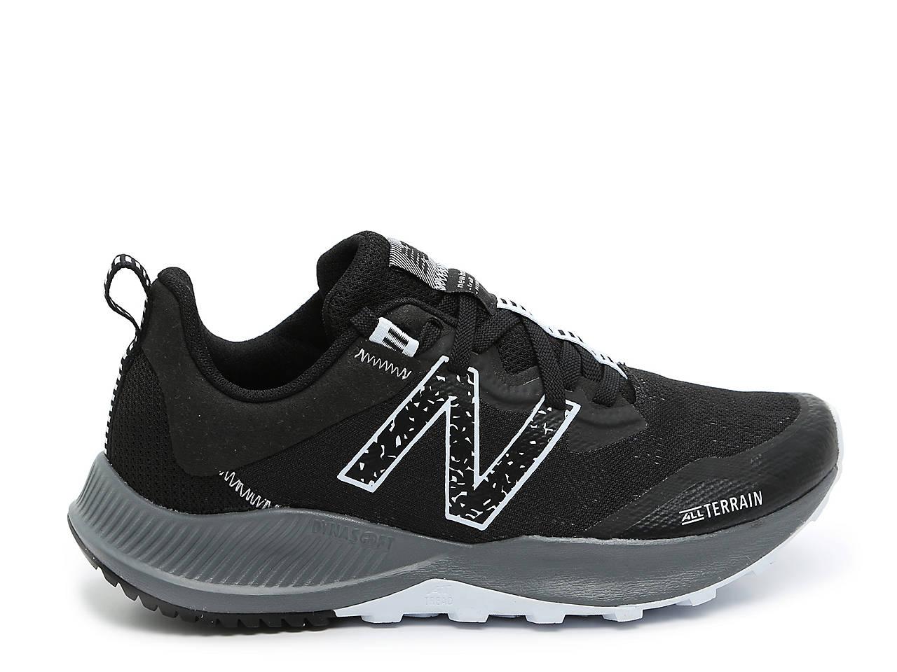 New Balance Synthetic Nitrel V4 Trail Running Shoe in Black/Grey (Black ...