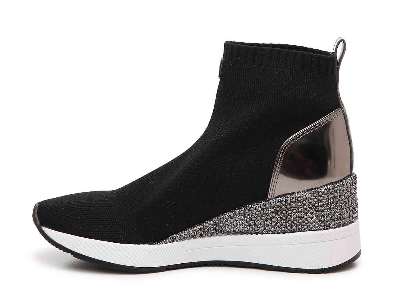 michael kors skyler wedge sneakers