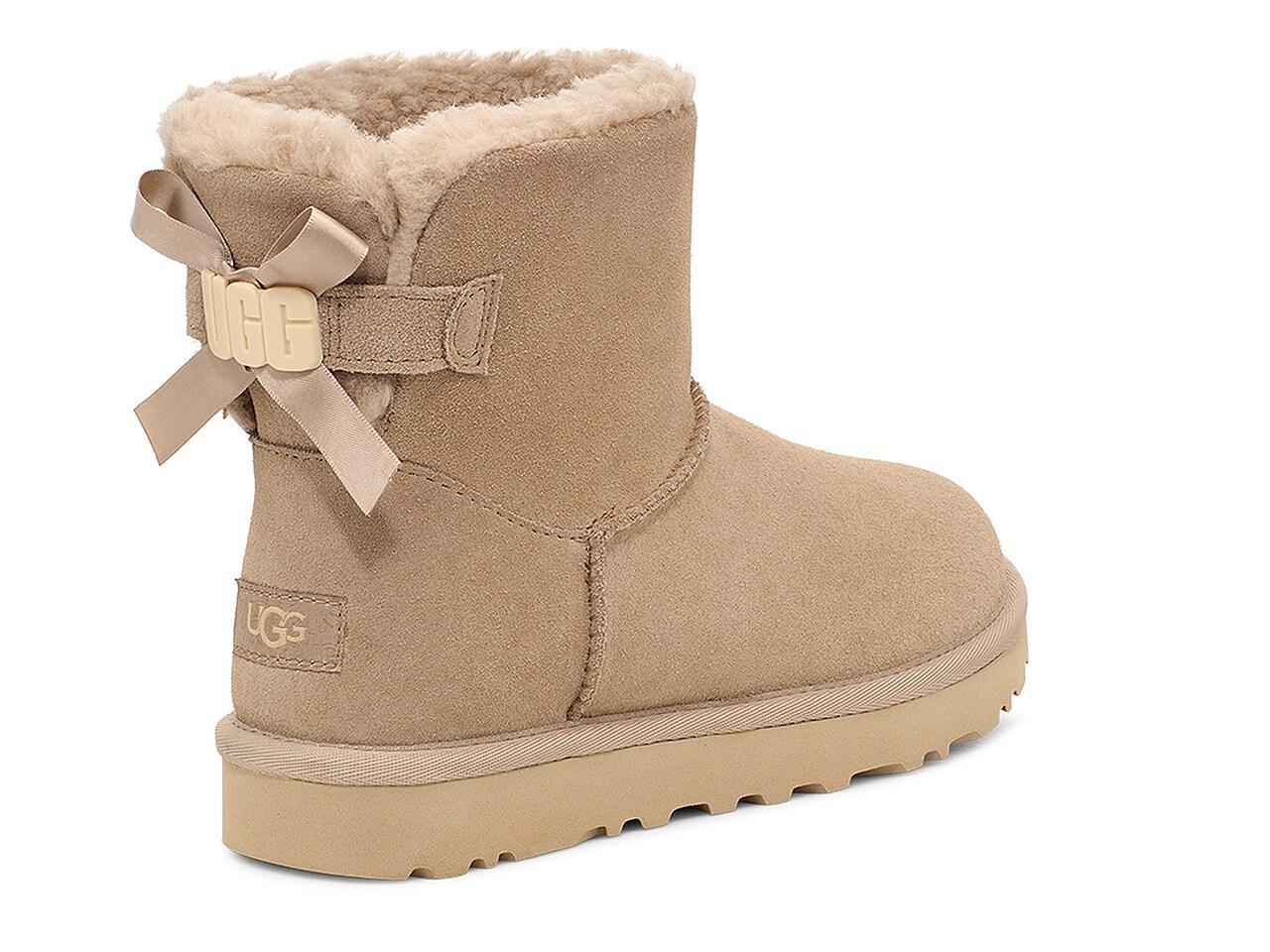 Mini bailey bow ii genuine shearling bootie sale