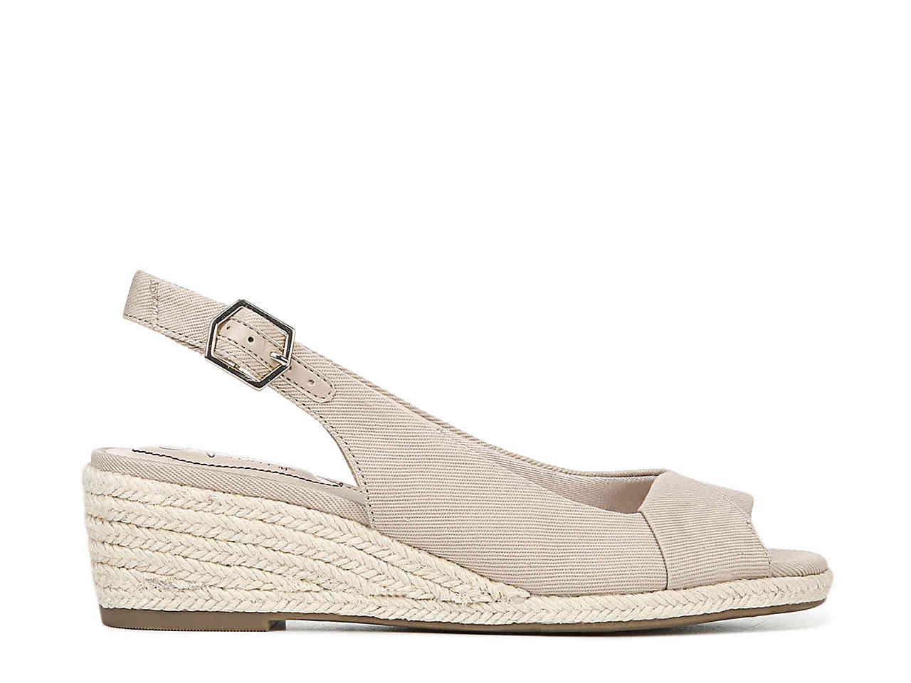 lifestride socialite espadrille wedge sandal
