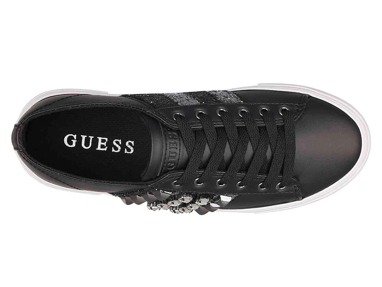 Guess Gally Sneaker in Black - Lyst