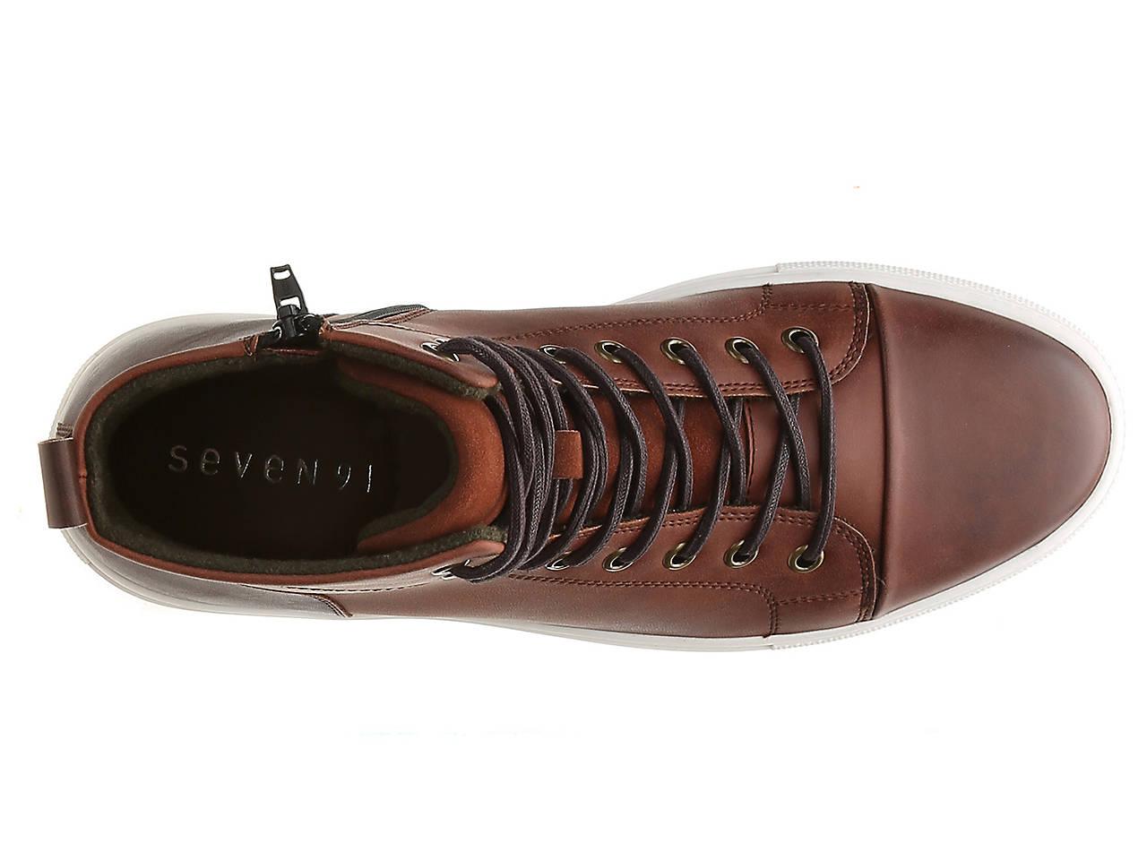 Seven 91 Cogruzzo High-top Sneaker Boot in Brown for Men | Lyst