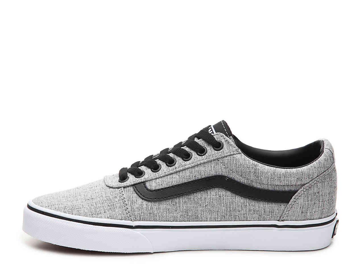 Vans Ward Lo Canvas Sneaker in Gray for Men | Lyst