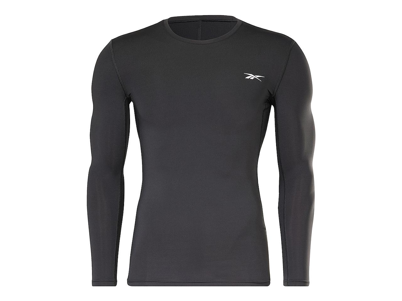 Reebok Workout Ready Compression Long Sleeve Shirt in Gray for Men | Lyst