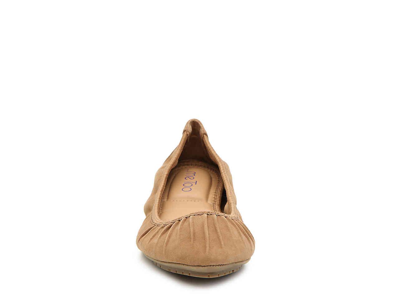 Me Too Leather Perri Ballet Flat in 