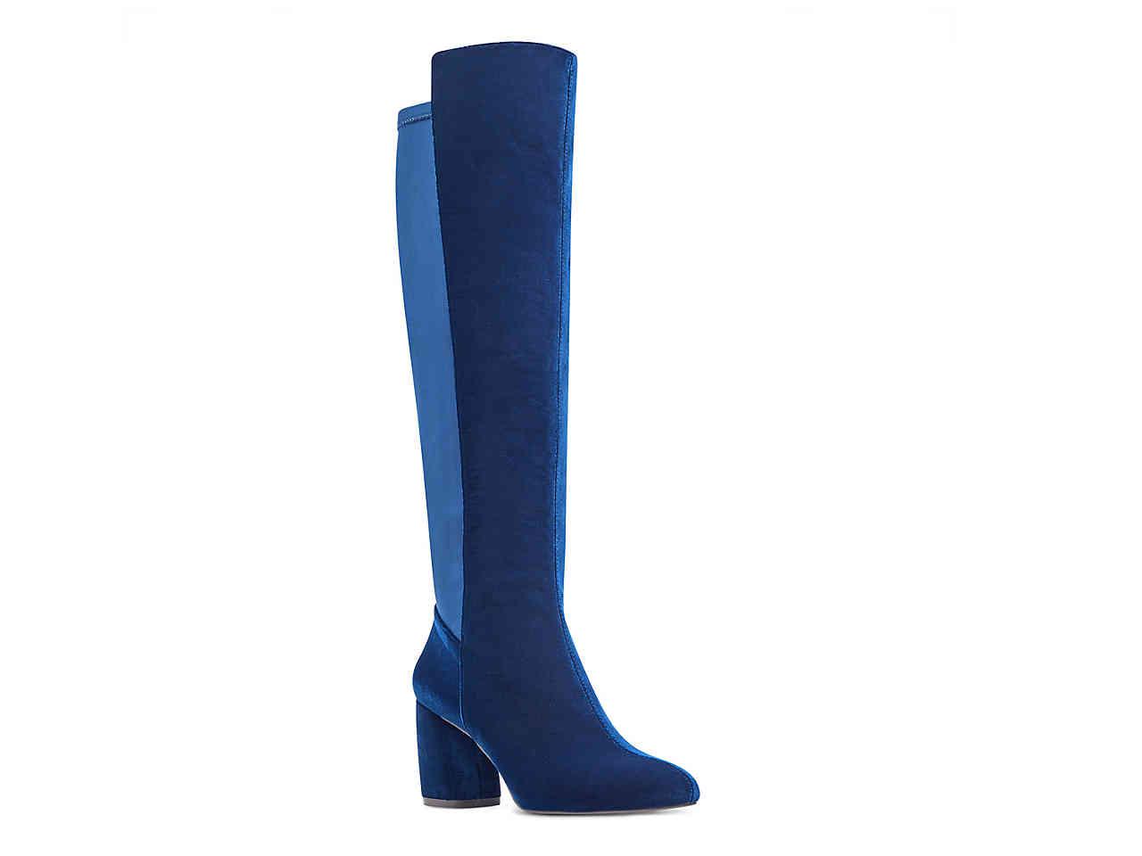 nine west velvet boots
