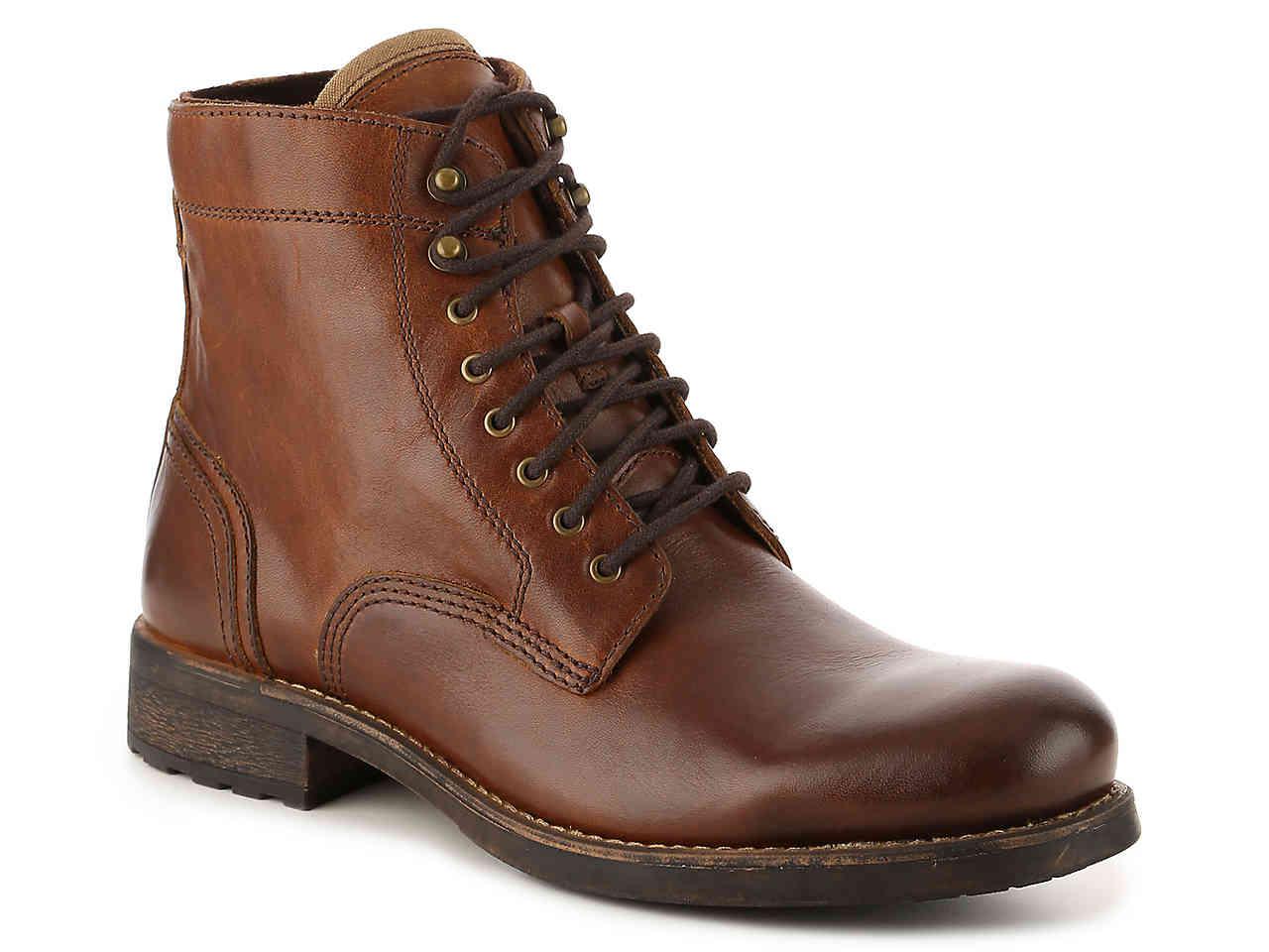ALDO Etausen Leather Ankle Boots in Brown for Men Lyst