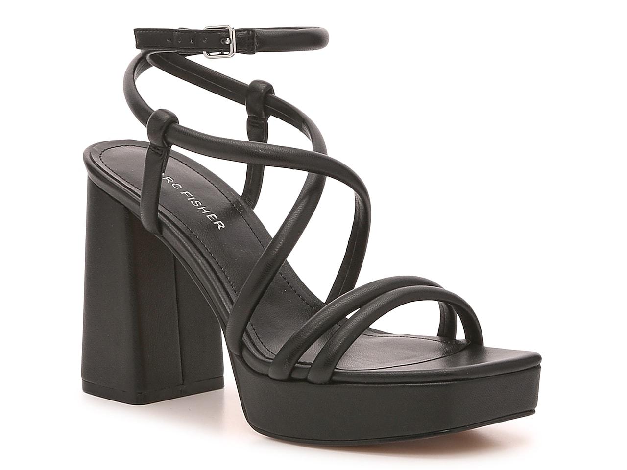 Marc Fisher Godea Sandal in Black Lyst