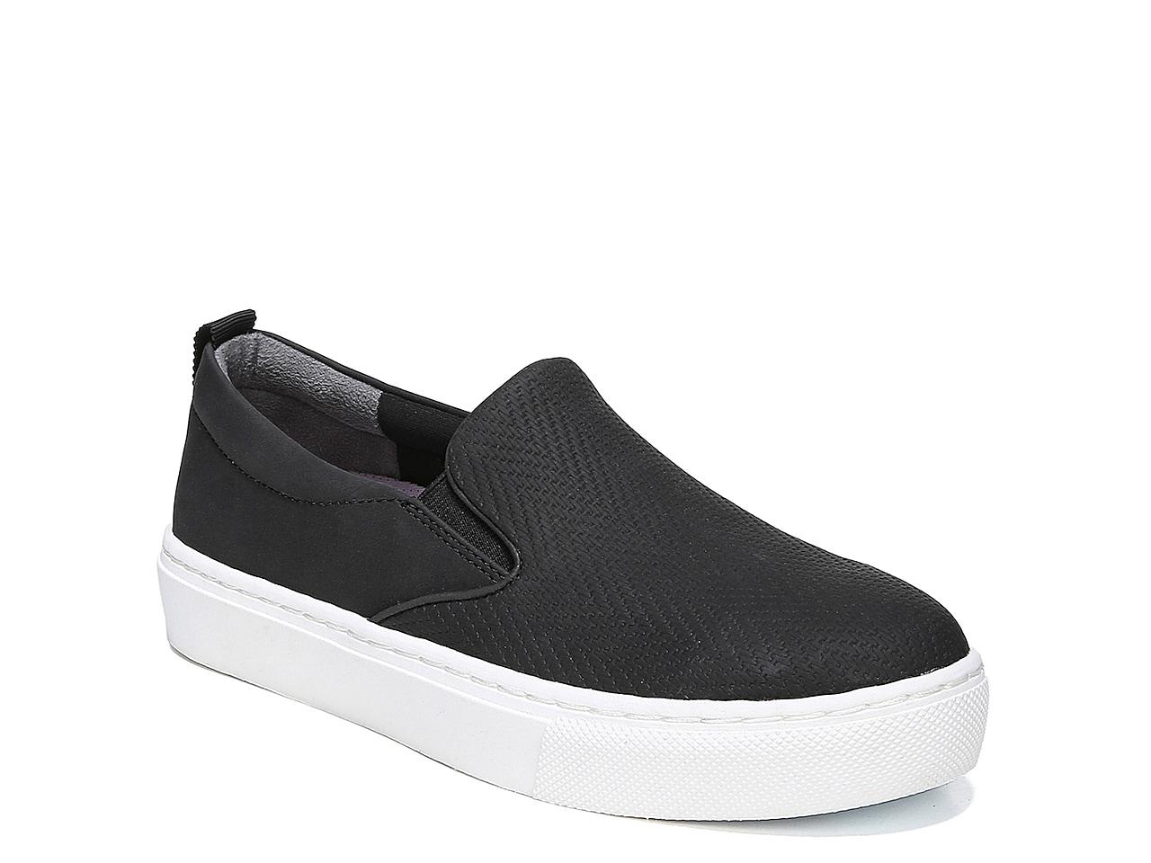 Dr. Scholls No Bad Days Platform Slip-on Sneaker in Black | Lyst