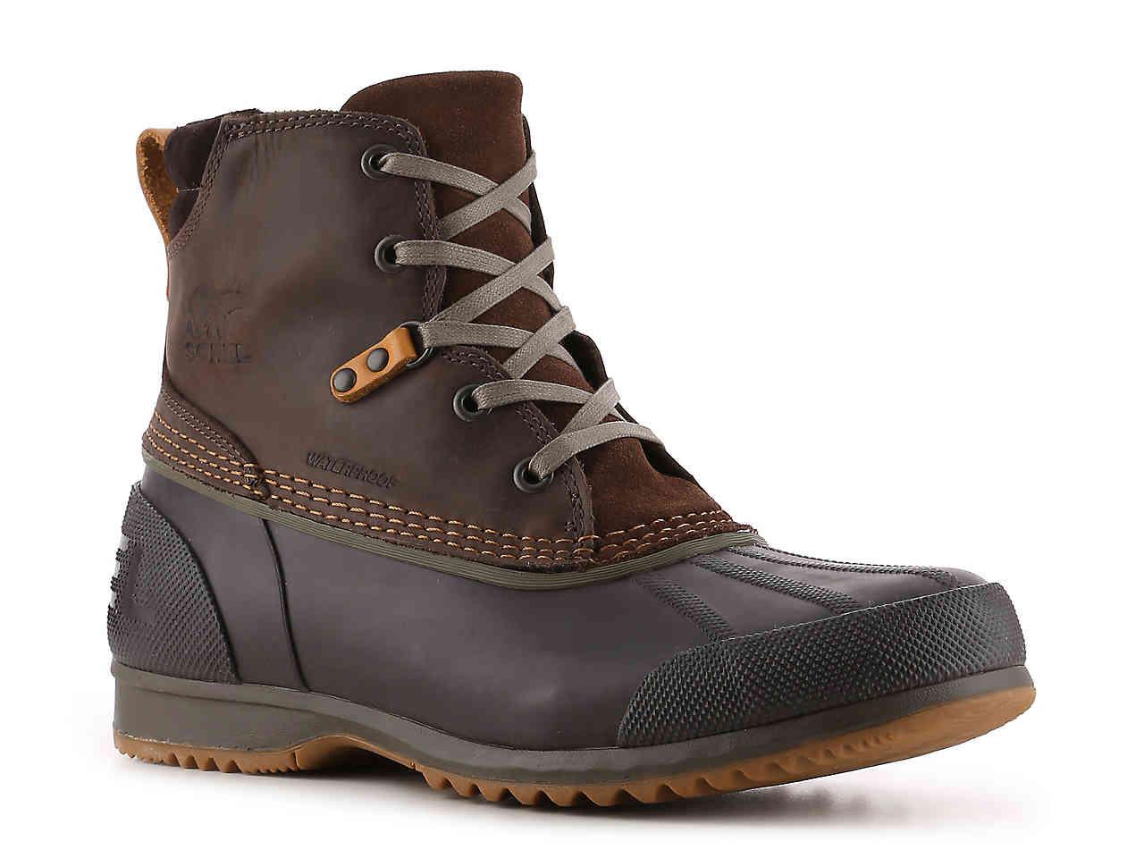 Sorel Leather Ankeny Duck Boot in Brown for Men Lyst