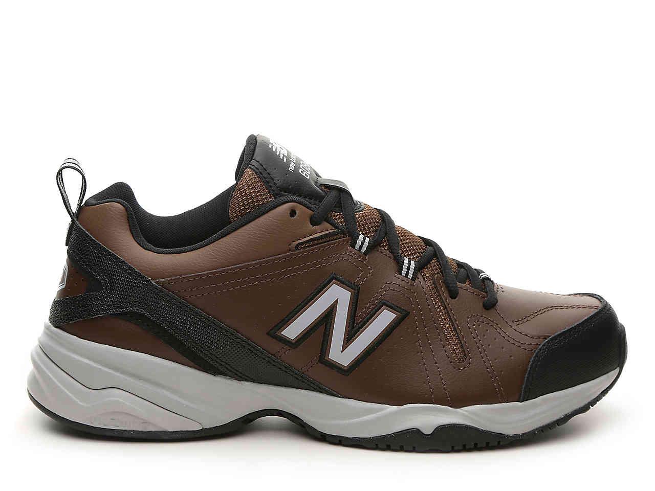 New Balance Leather 608 V4 Training Shoe in Brown for Men ...