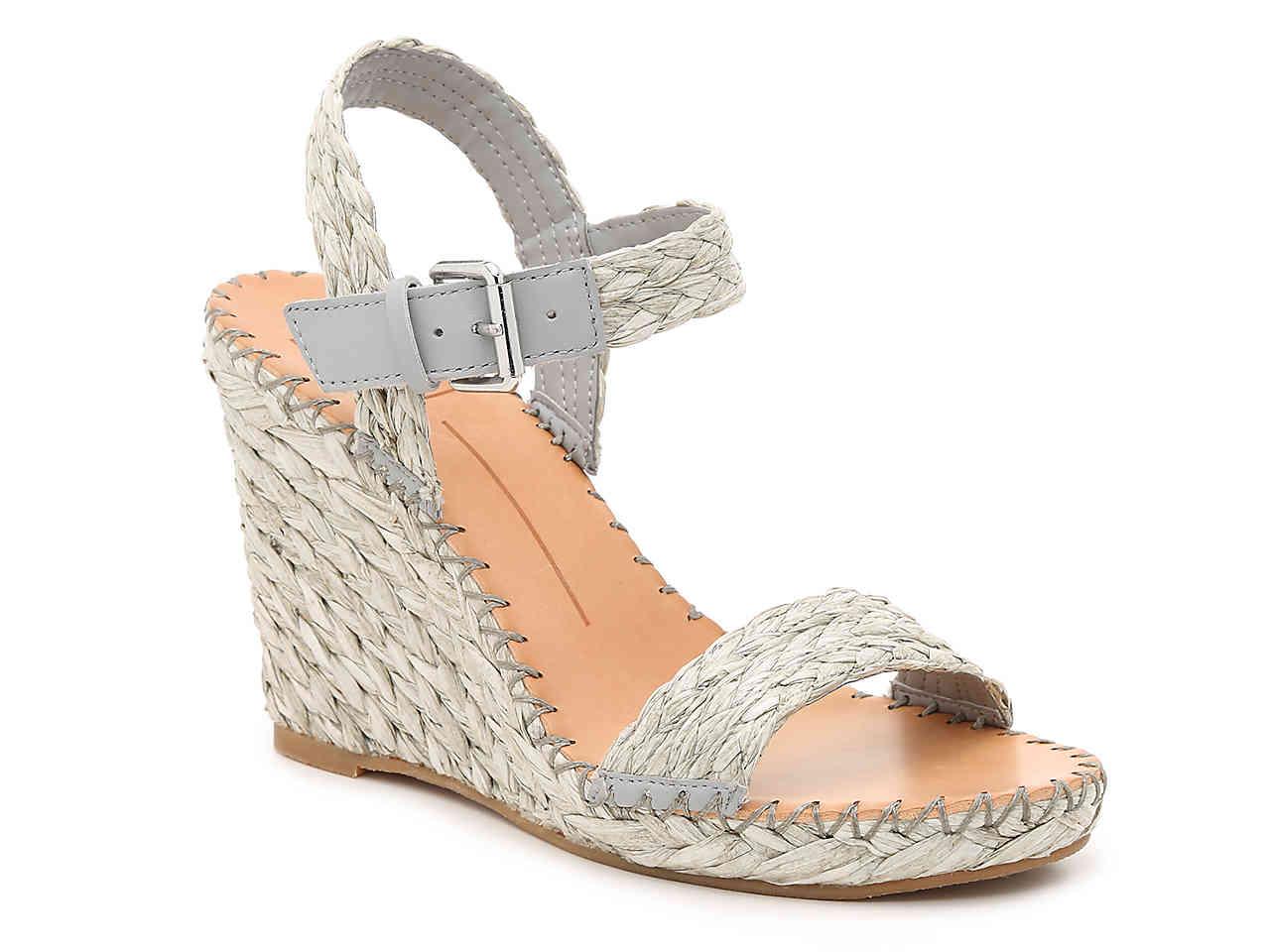 dolce vita grey wedges