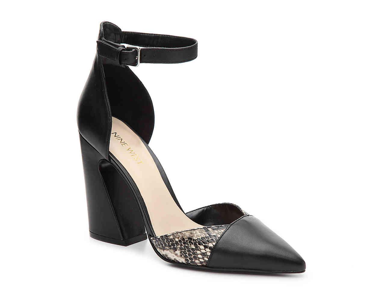 nine west hartley leather pump