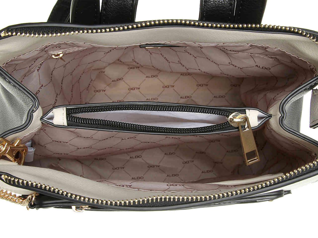 ALDO Portwine Backpack in Cream/Cognac/Black (Black) Lyst