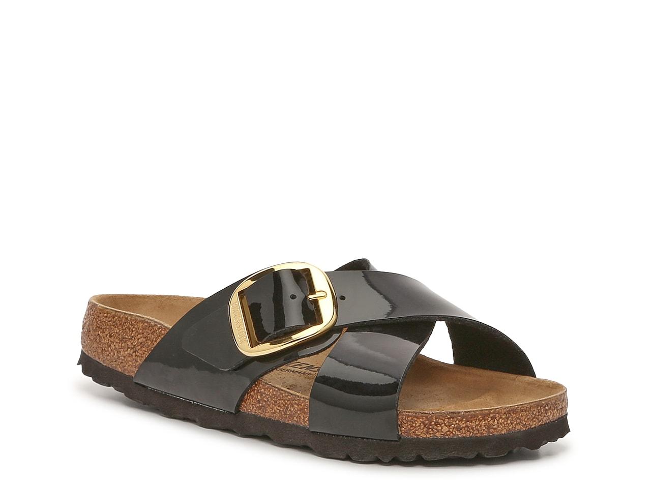 birkenstock siena metallic rose gold