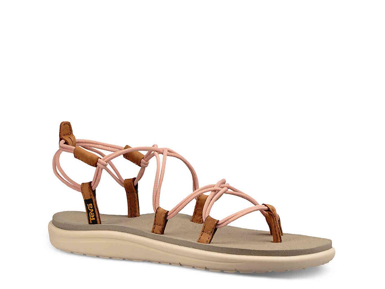 Teva Leather Voya Infinity Sandal In Light Pink Pink Lyst