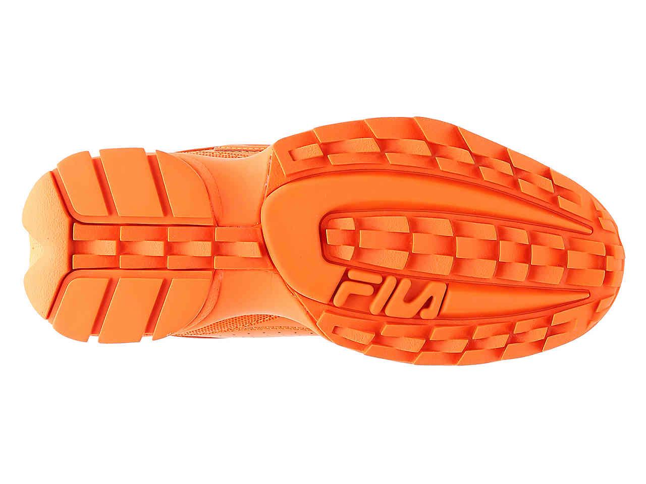 Fila Disruptor II Premium Women's Sneaker 6 B(M) US Orange-Orange-Orange 