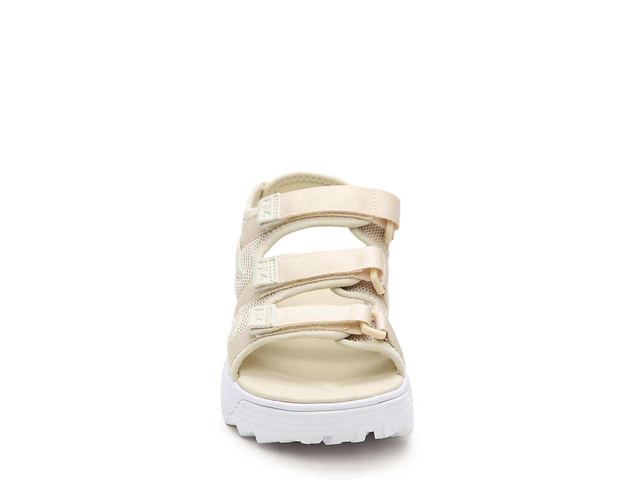 fila disruptor platform sandal