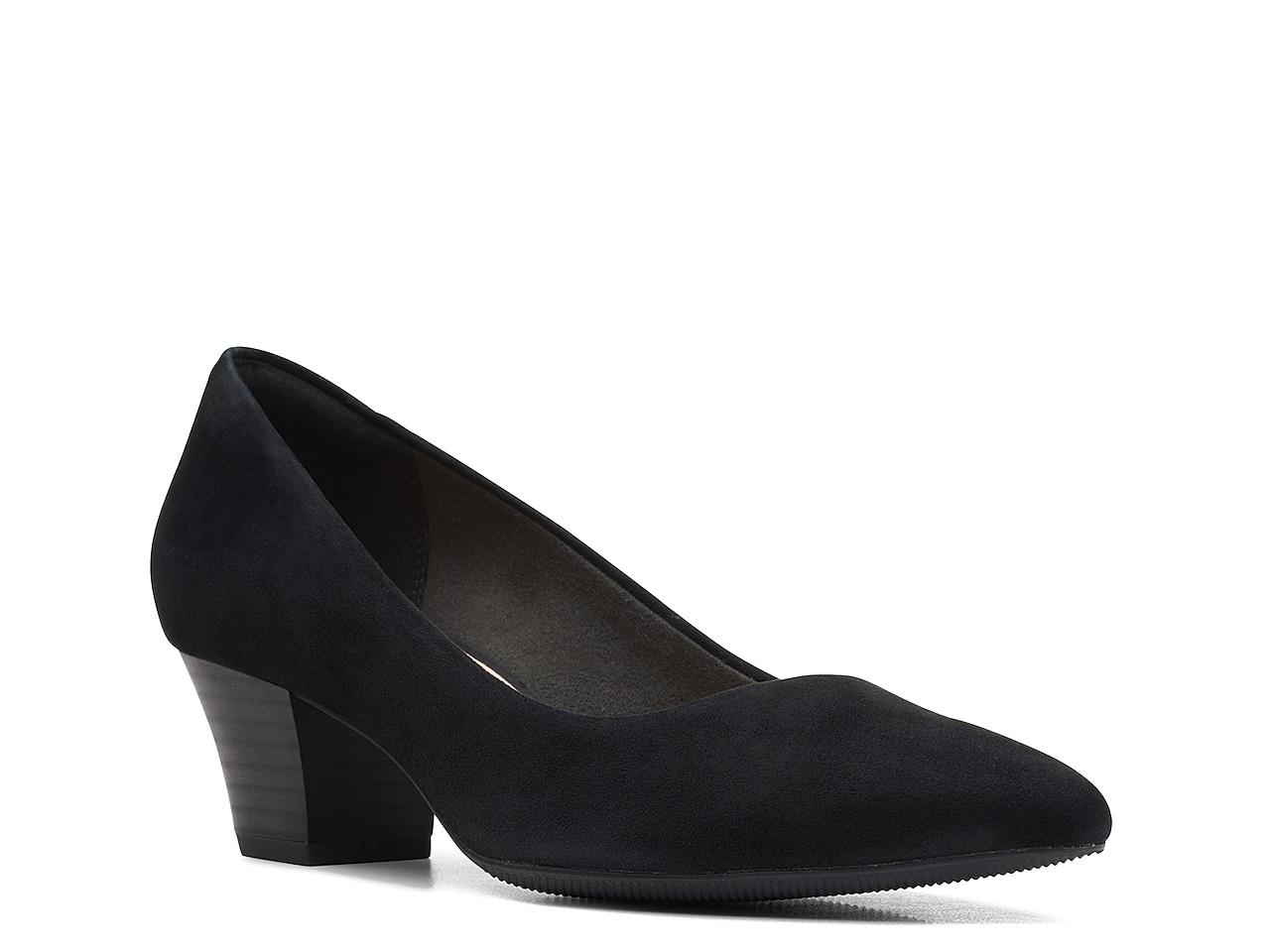 Clarks Teresa Step Pump in Black Lyst