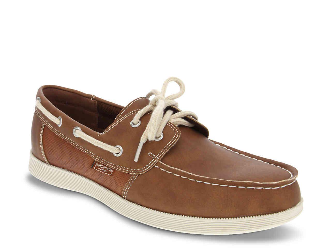 London Fog Harrow Boat Shoe in Brown for Men Lyst London Fog Harrow Boat Shoe in Brown for Men Lyst