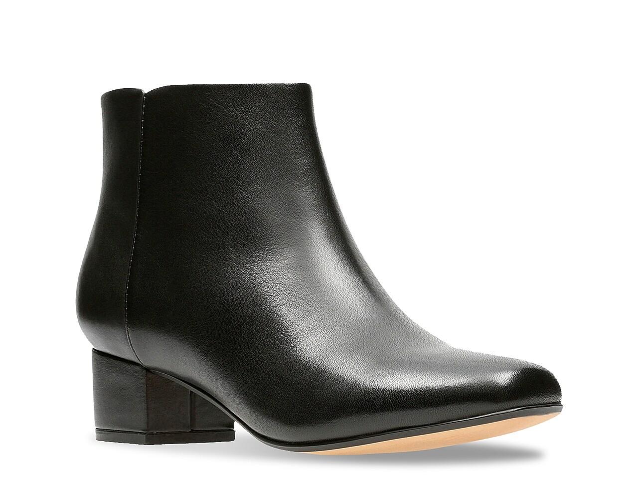 clarks chartli lilac bootie