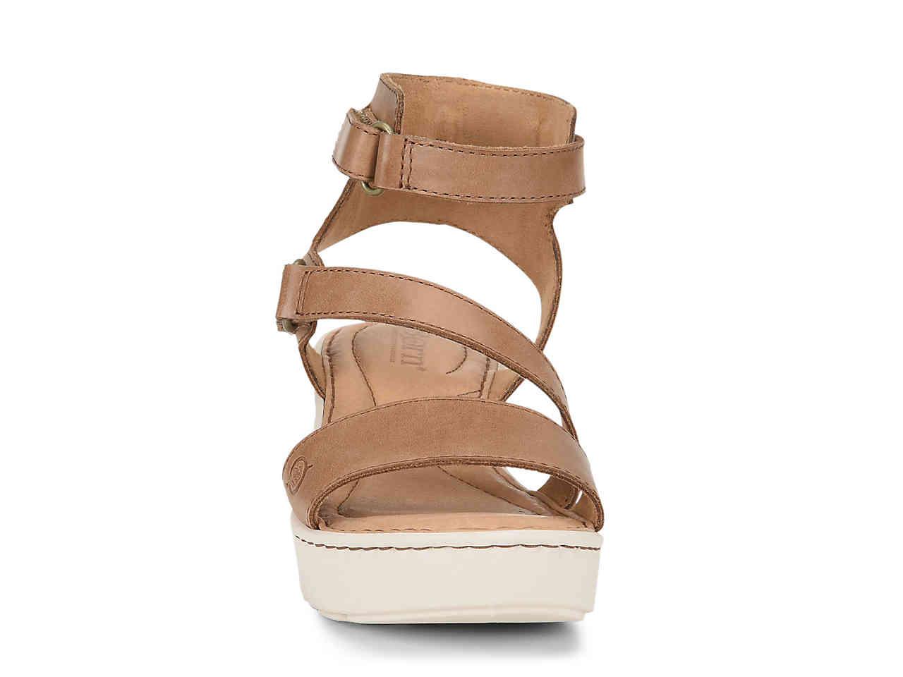 born roald wedge sandal