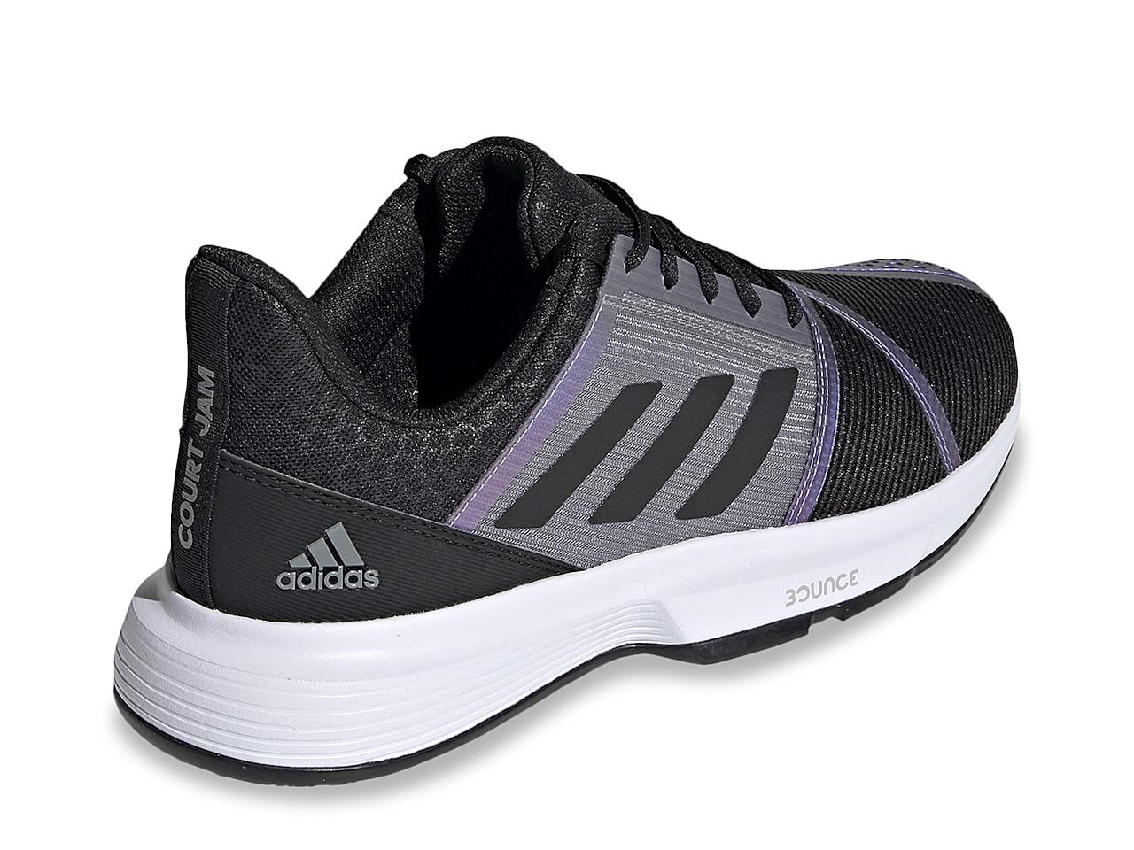 adidas Courtjam Bounce Sneaker in Black/Grey/Purple (Black) for Men - Lyst