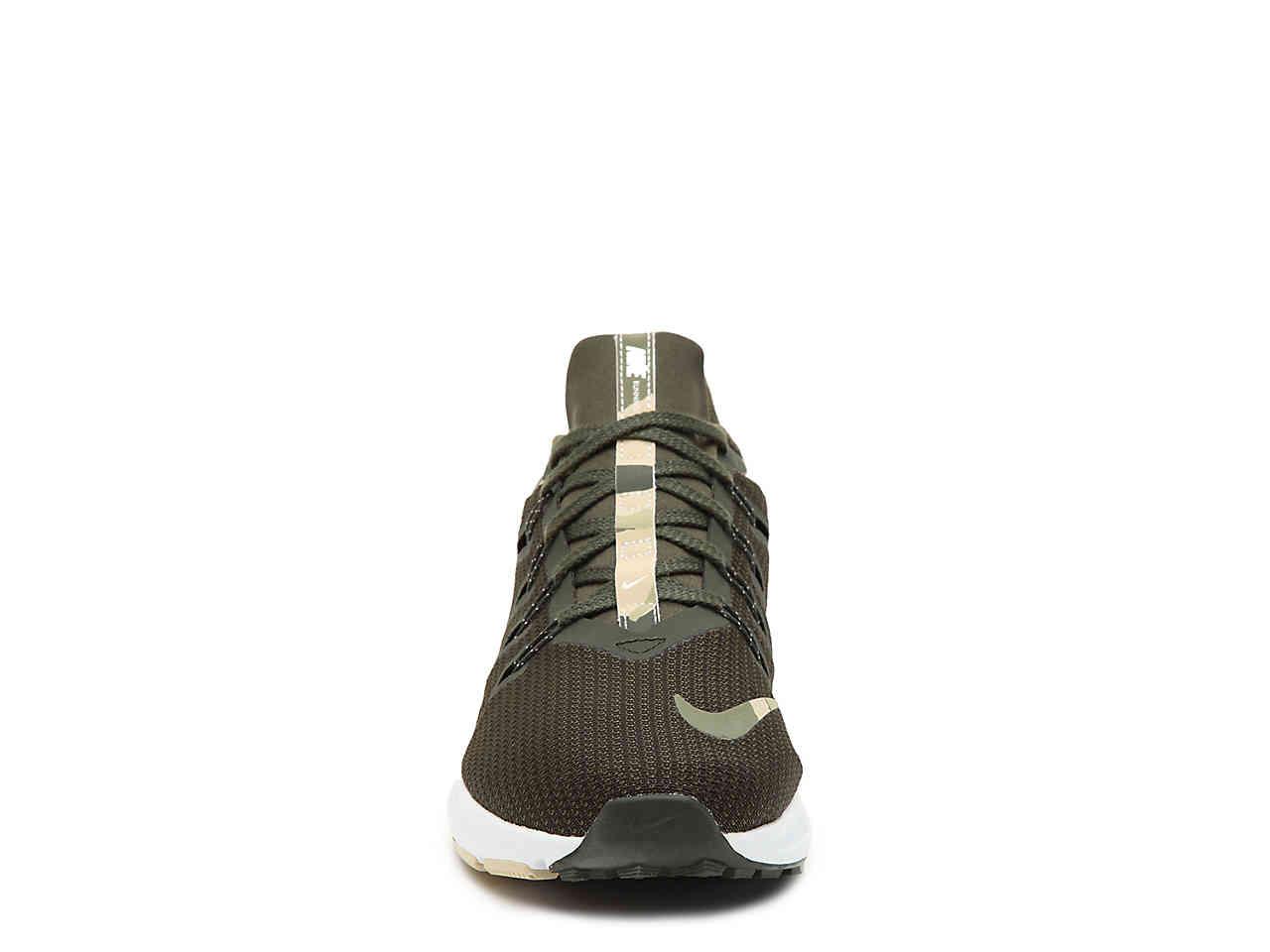Nike Quest Camo Running Shoe in Green for Men | Lyst