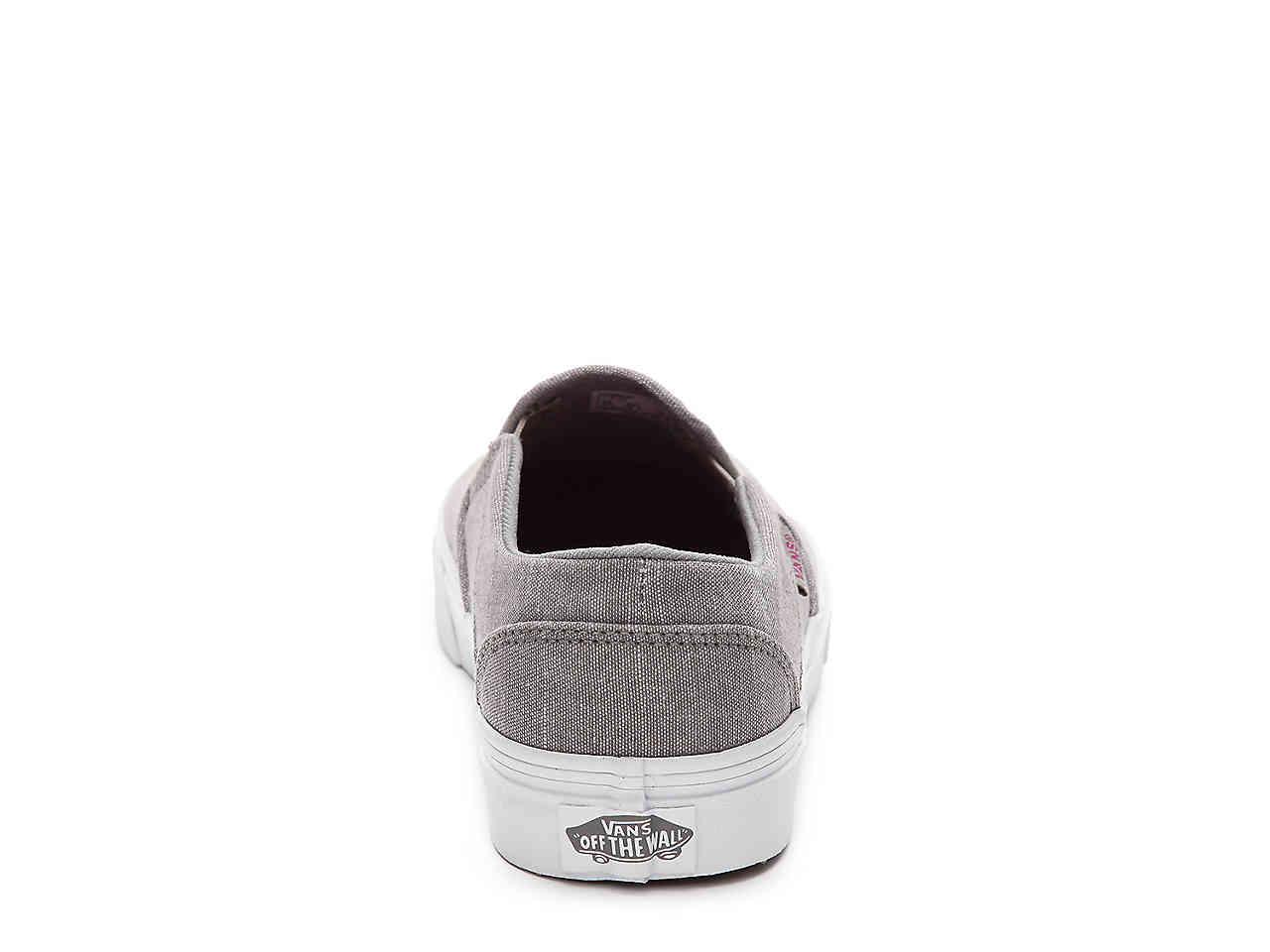 vans asher chambray slip on
