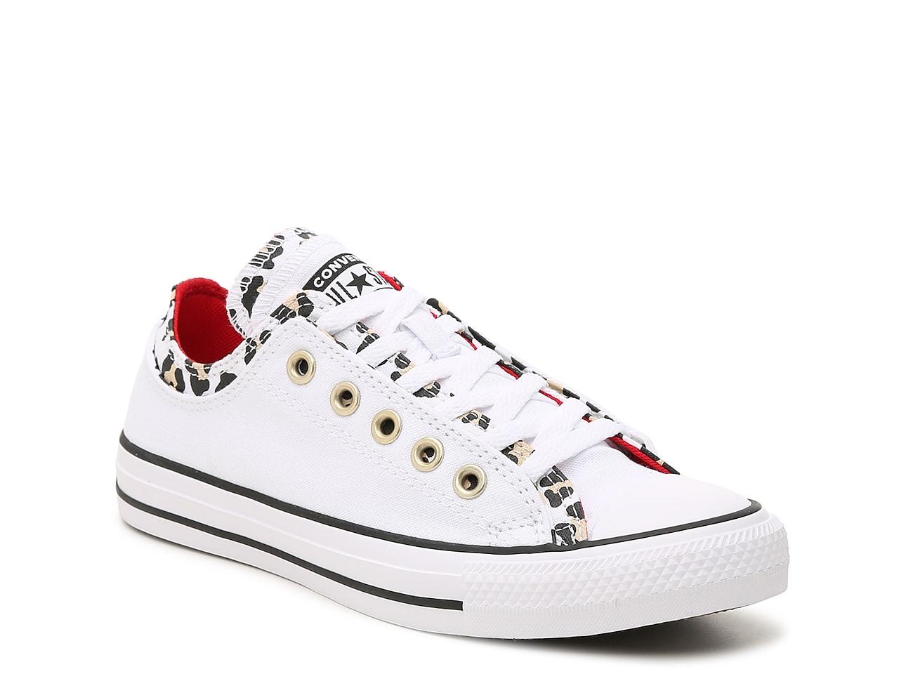 springe pad røg Converse Chuck Taylor All Star Double Tongue Sneaker in White | Lyst