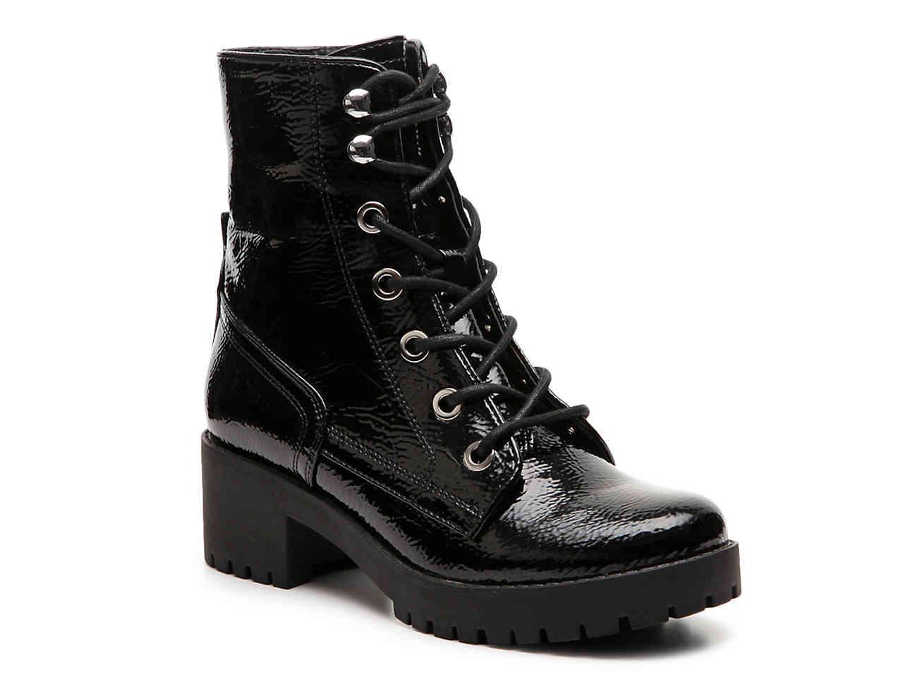 steve madden georgie combat boot