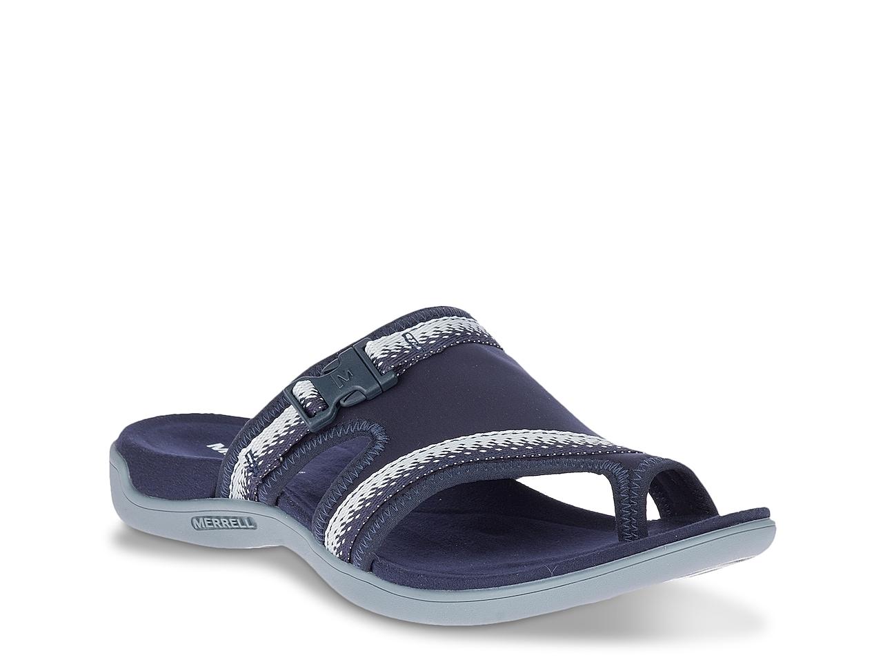 Merrell District Muri Wrap Sandal in Navy (Blue) | Lyst