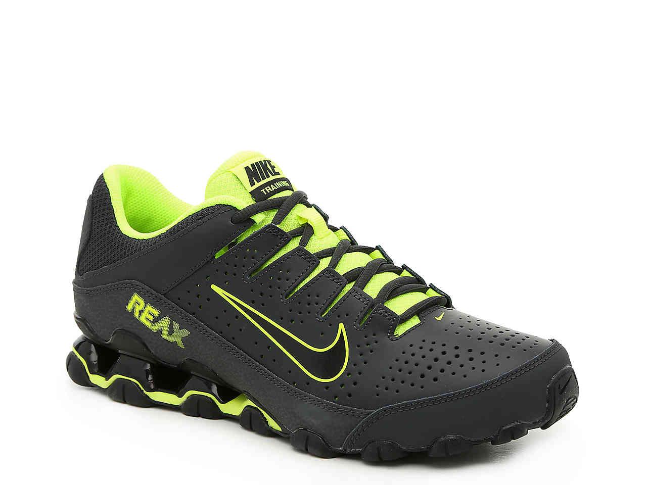 Nike Reax 8 Tr Training Shoe in Black/Neon Green (Green) for Men - Lyst