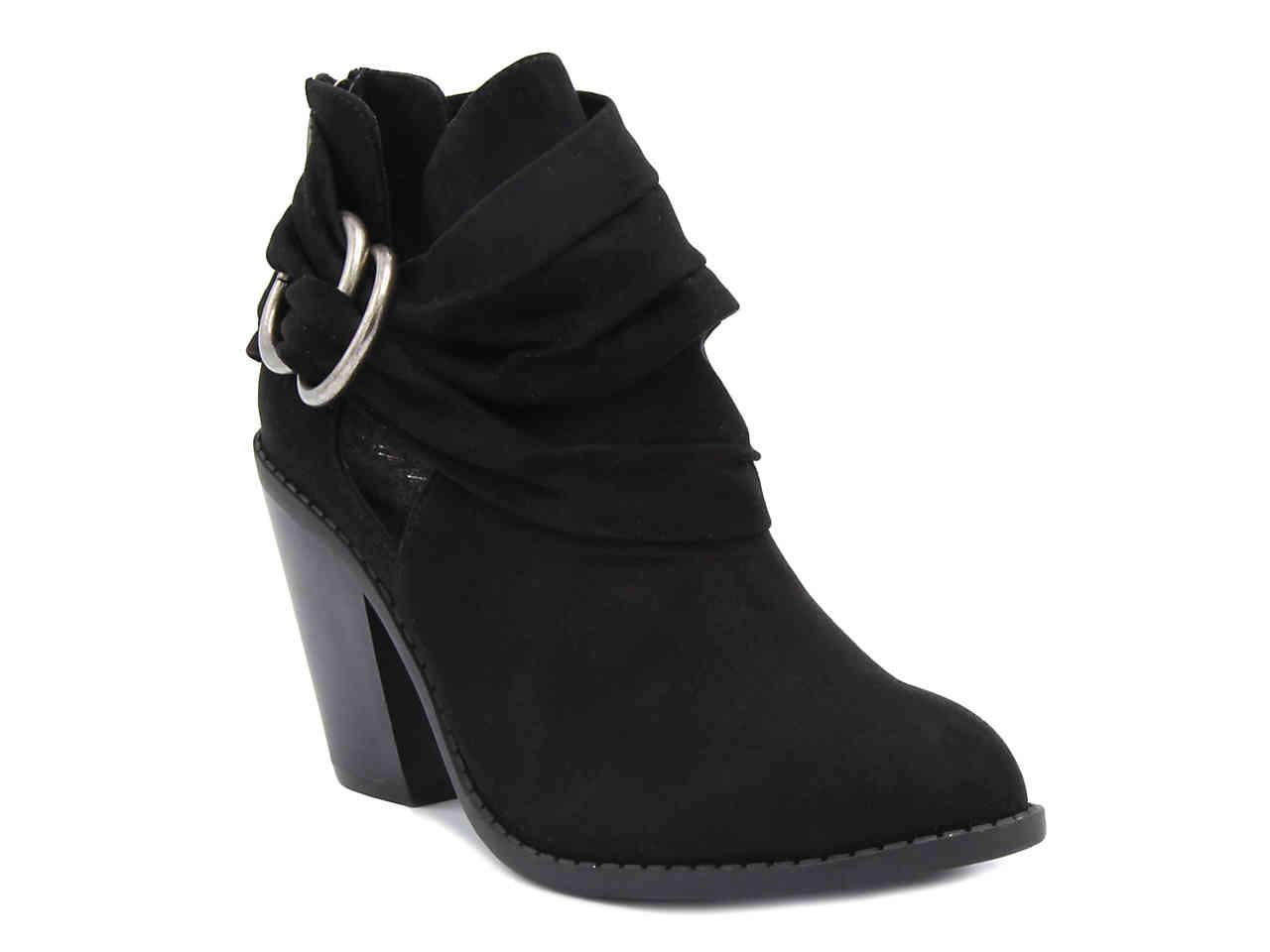 rampage black booties