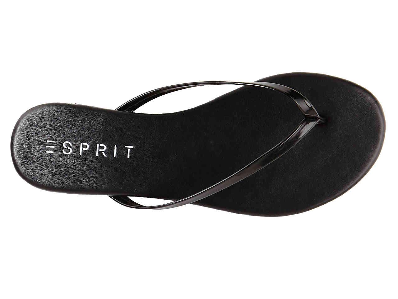 esprit party flip flops